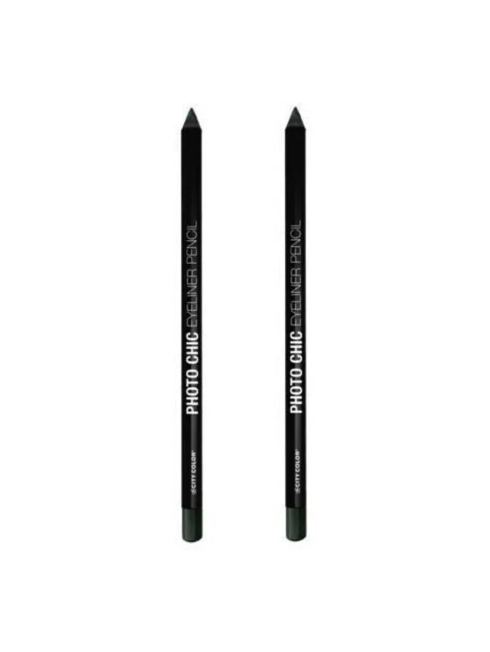 2-Pack NEW City Color Photo Chic Eyeliner Pencil Eye Liner Hunter Green (Sealed)